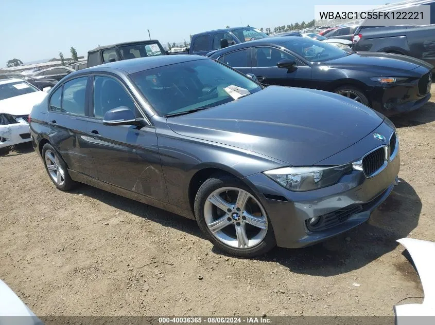 2015 BMW 328I VIN: WBA3C1C55FK122221 Lot: 40036365