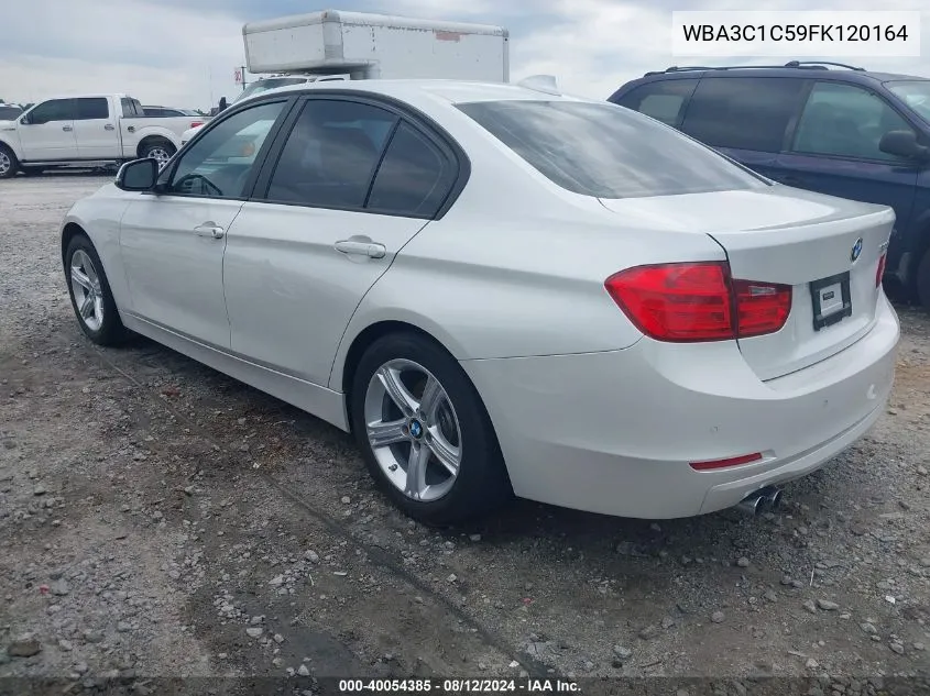 2015 BMW 328I VIN: WBA3C1C59FK120164 Lot: 40054385