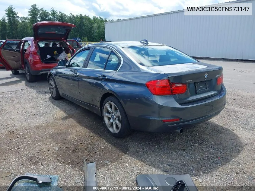 2015 BMW 320I xDrive VIN: WBA3C3G50FNS73147 Lot: 40072719