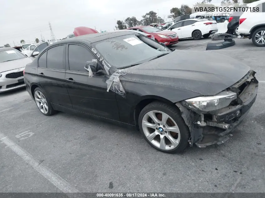 2015 BMW 320I VIN: WBA3B1G52FNT07158 Lot: 40091635