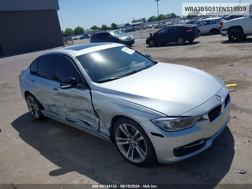 2015 BMW 328I xDrive VIN: WBA3B5G51FNS19919 Lot: 40144132