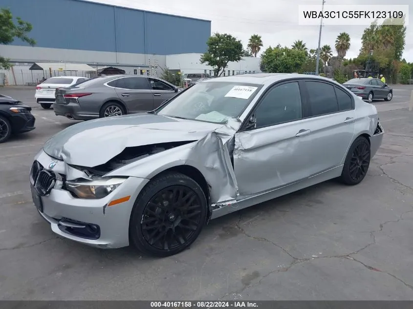 2015 BMW 328I VIN: WBA3C1C55FK123109 Lot: 40167158