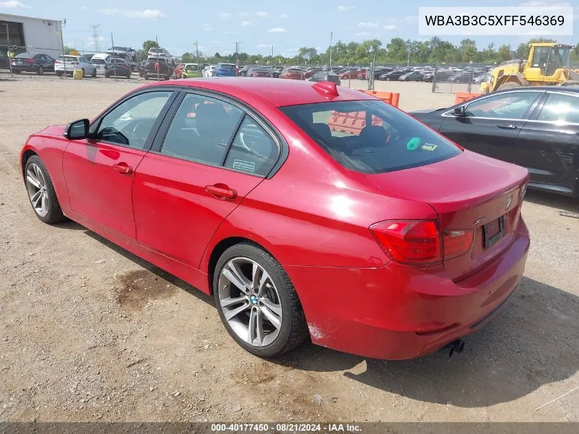 2015 BMW 328I xDrive VIN: WBA3B3C5XFF546369 Lot: 40177450