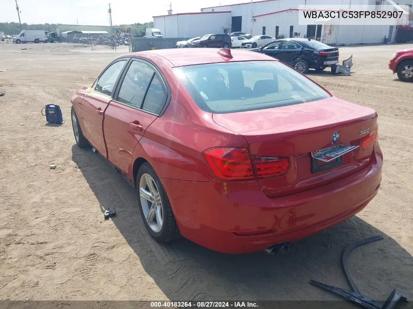 2015 BMW 328I VIN: WBA3C1C53FP852907 Lot: 40183264