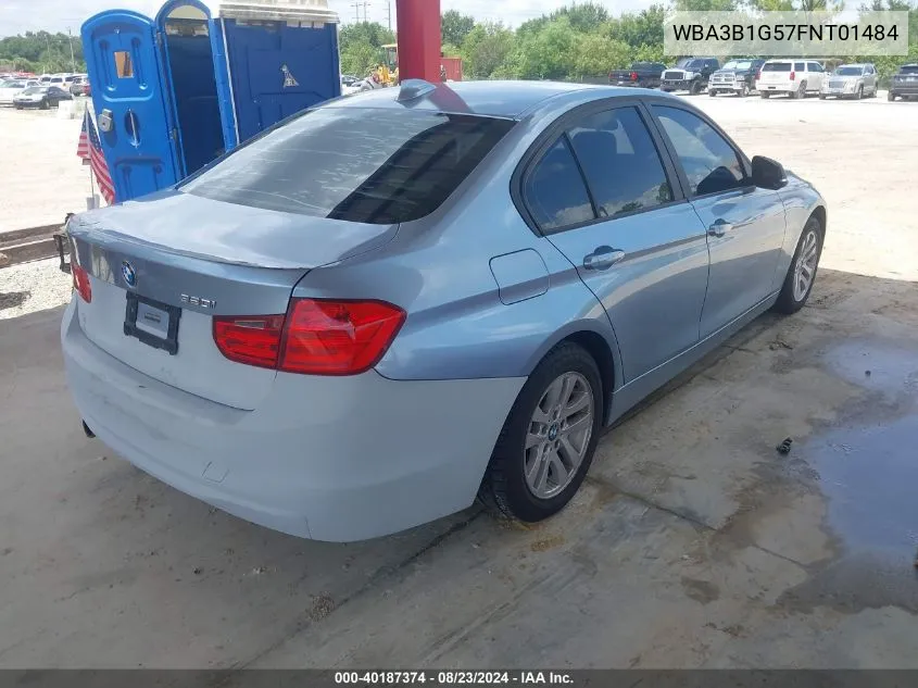 2015 BMW 320I VIN: WBA3B1G57FNT01484 Lot: 40187374