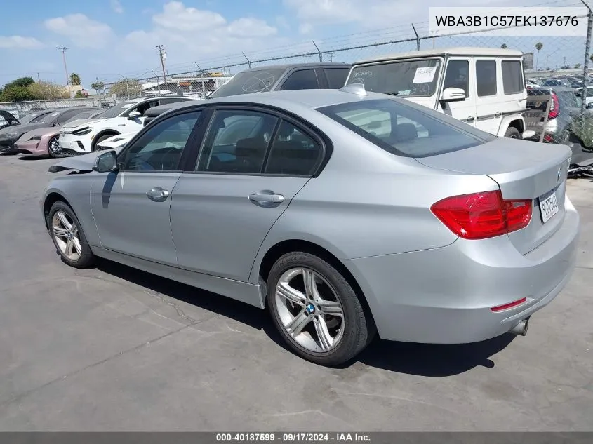 2015 BMW 320I VIN: WBA3B1C57FK137676 Lot: 40187599