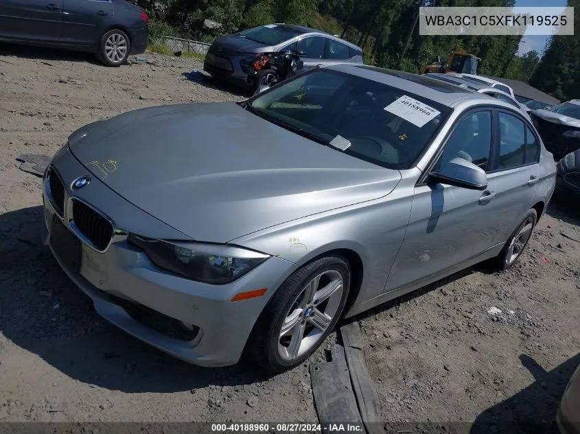 2015 BMW 328I VIN: WBA3C1C5XFK119525 Lot: 40188960