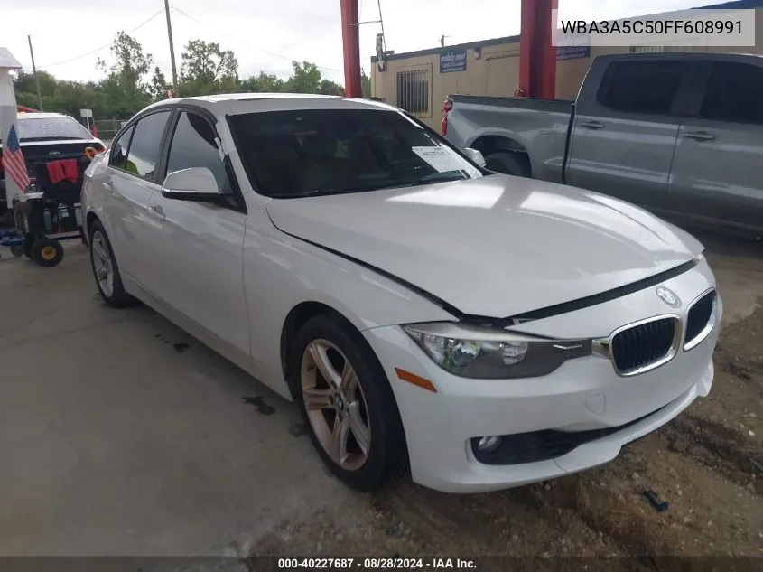 2015 BMW 328I VIN: WBA3A5C50FF608991 Lot: 40227687