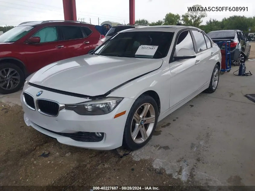 2015 BMW 328I VIN: WBA3A5C50FF608991 Lot: 40227687