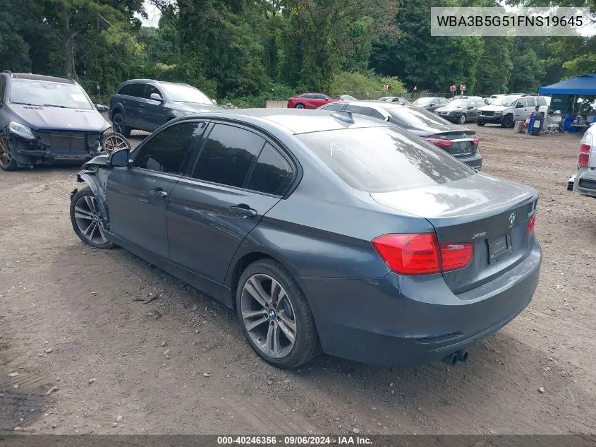 WBA3B5G51FNS19645 2015 BMW 328I xDrive