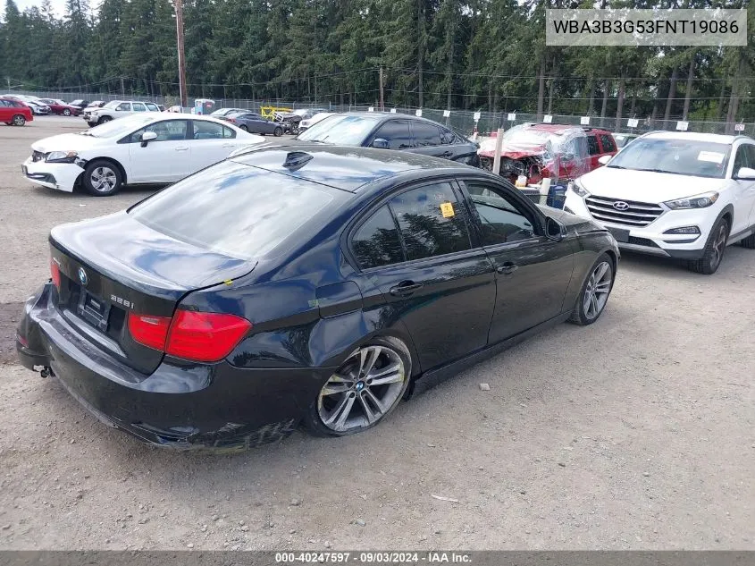 WBA3B3G53FNT19086 2015 BMW 328I xDrive