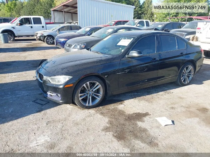 2015 BMW 328I I VIN: WBA3A5G56FNS91749 Lot: 40303759