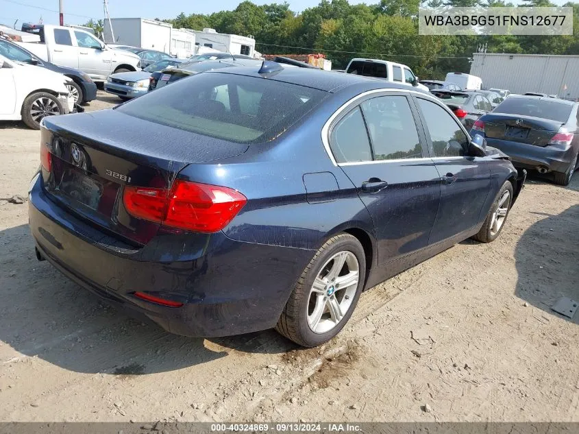 2015 BMW 328I xDrive VIN: WBA3B5G51FNS12677 Lot: 40324869