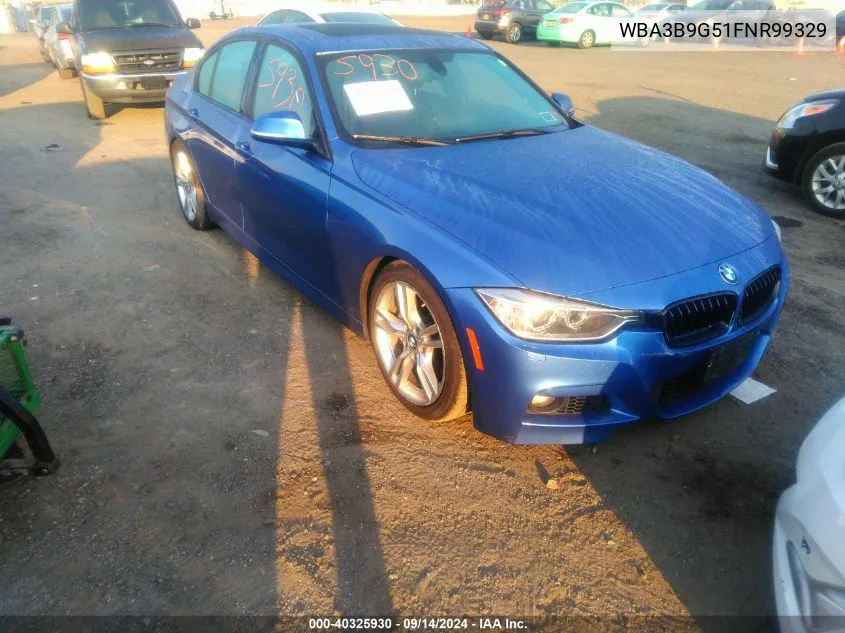 WBA3B9G51FNR99329 2015 BMW 335 Xi