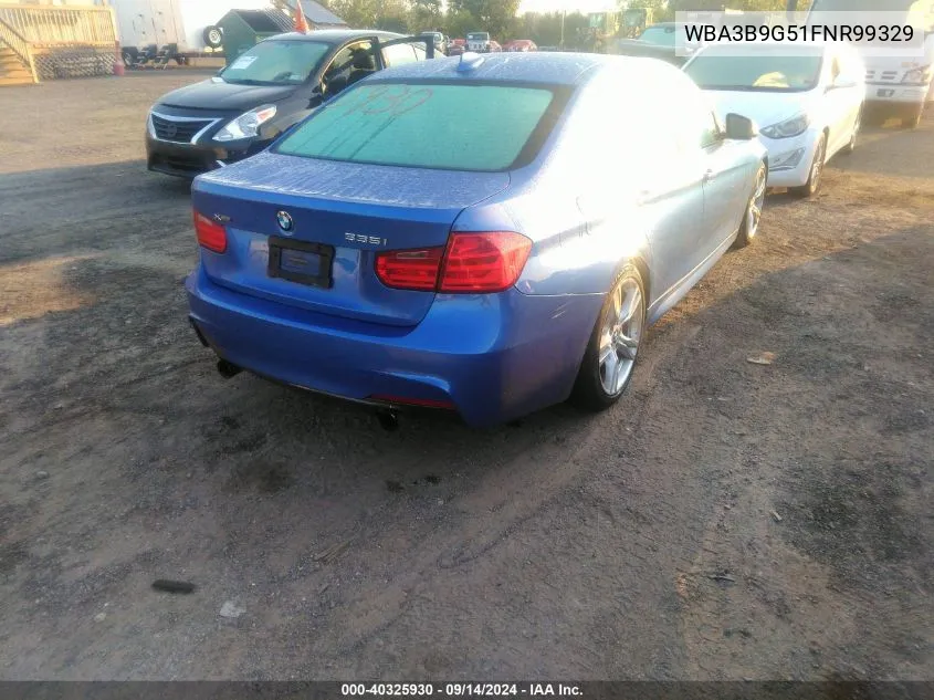 WBA3B9G51FNR99329 2015 BMW 335 Xi