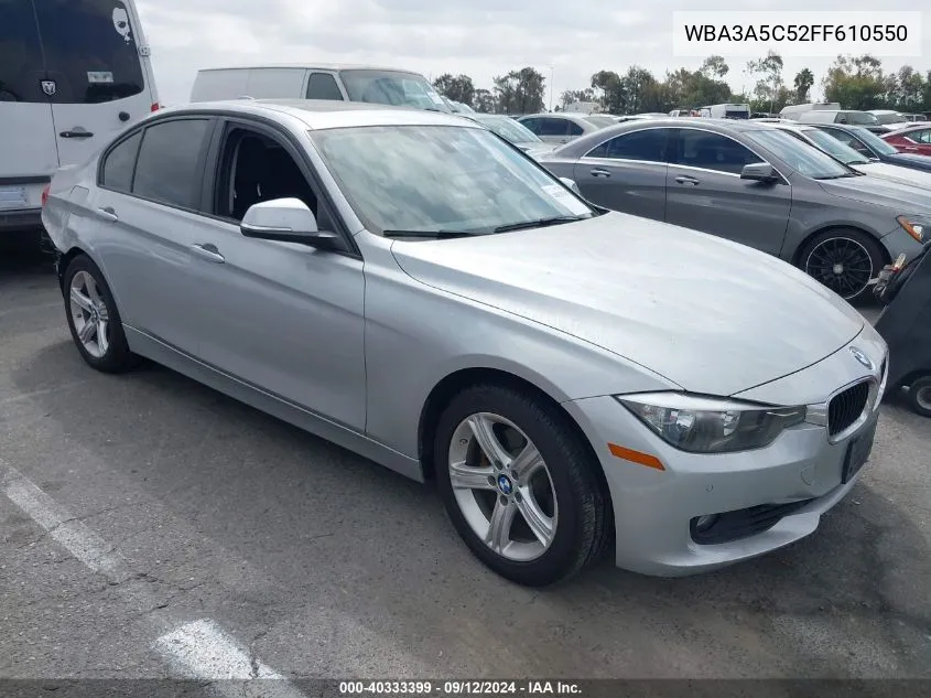 2015 BMW 328I I VIN: WBA3A5C52FF610550 Lot: 40333399