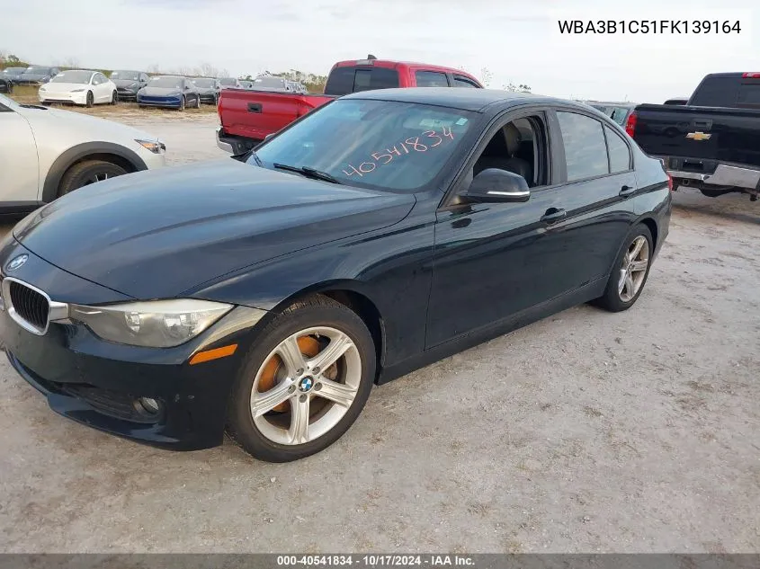 2015 BMW 320 I VIN: WBA3B1C51FK139164 Lot: 40541834