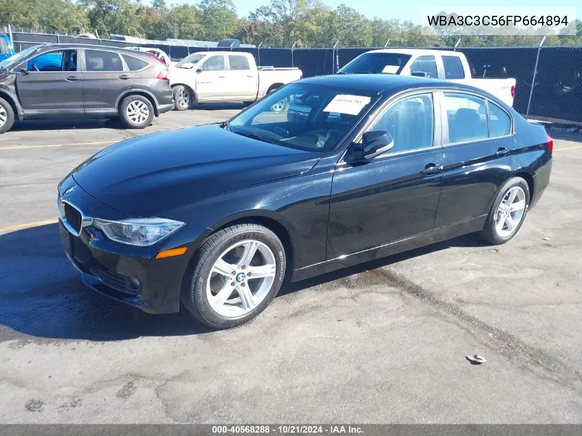 2015 BMW 320I xDrive VIN: WBA3C3C56FP664894 Lot: 40568288