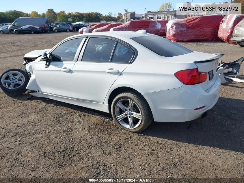 2015 BMW 328I VIN: WBA3C1C53FP852972 Lot: 40596585