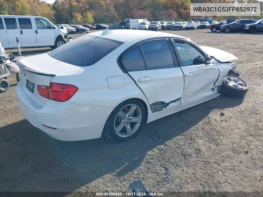 2015 BMW 328I VIN: WBA3C1C53FP852972 Lot: 40596585