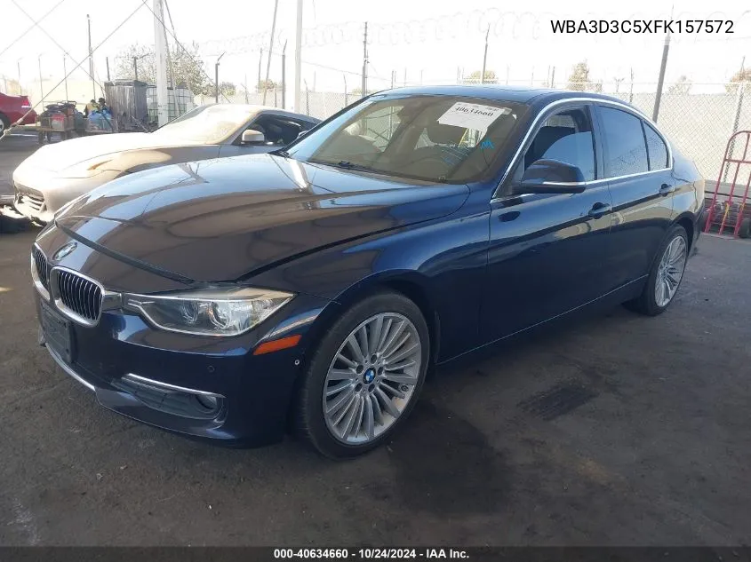 2015 BMW 328D VIN: WBA3D3C5XFK157572 Lot: 40634660