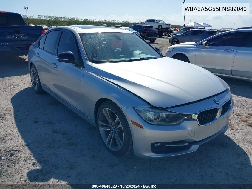 2015 BMW 328I VIN: WBA3A5G55FNS89040 Lot: 40648329