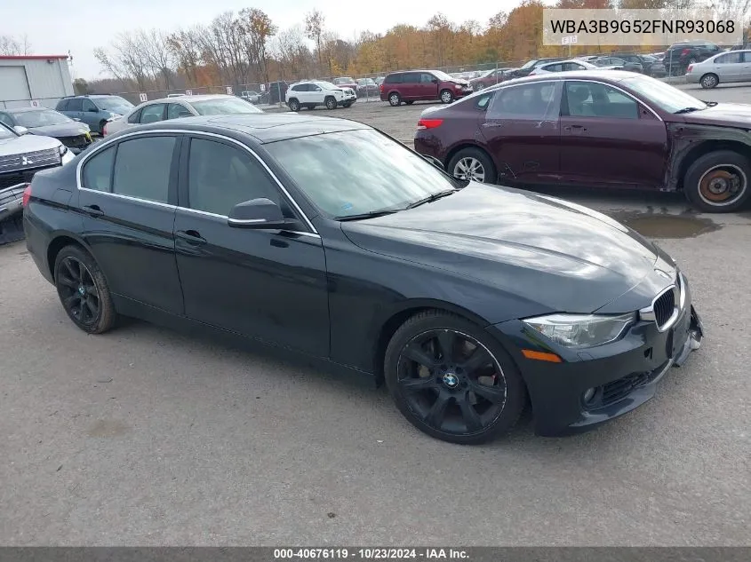 2015 BMW 335I xDrive VIN: WBA3B9G52FNR93068 Lot: 40676119