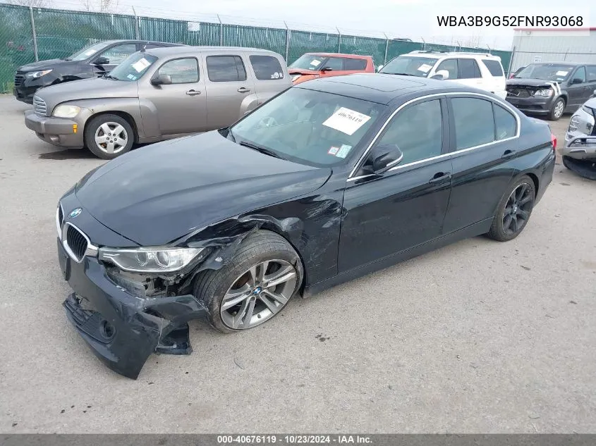 2015 BMW 335I xDrive VIN: WBA3B9G52FNR93068 Lot: 40676119