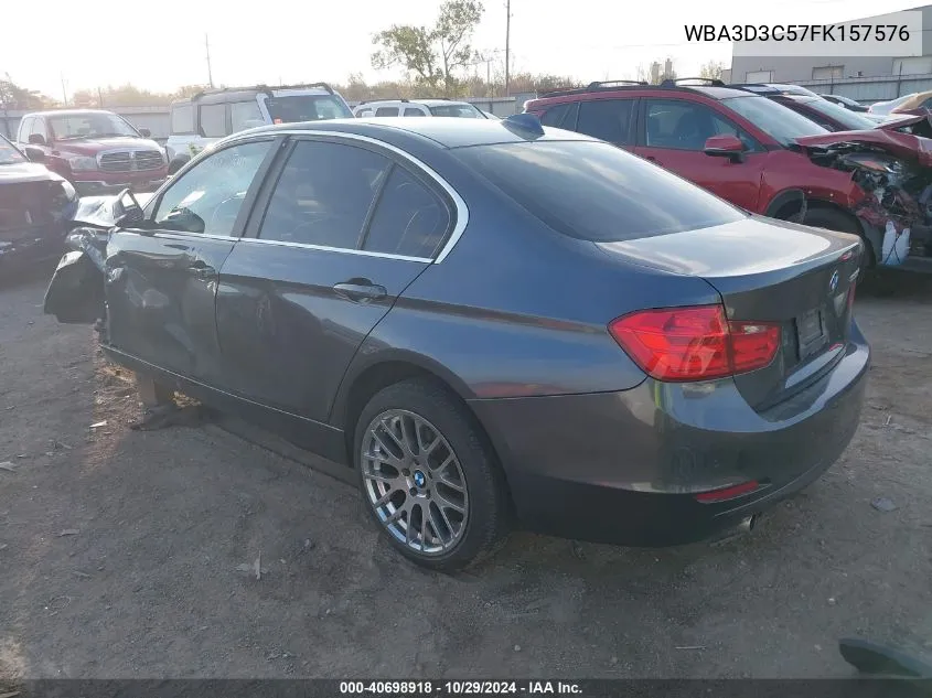 2015 BMW 328D VIN: WBA3D3C57FK157576 Lot: 40698918