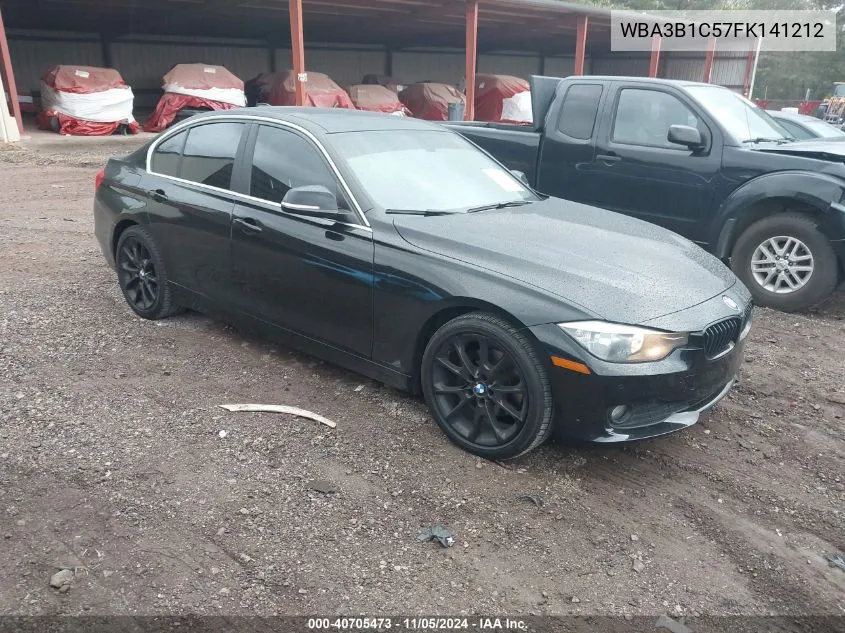 2015 BMW 320I VIN: WBA3B1C57FK141212 Lot: 40705473