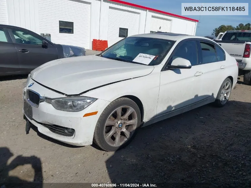 2015 BMW 328I VIN: WBA3C1C58FK118485 Lot: 40760696