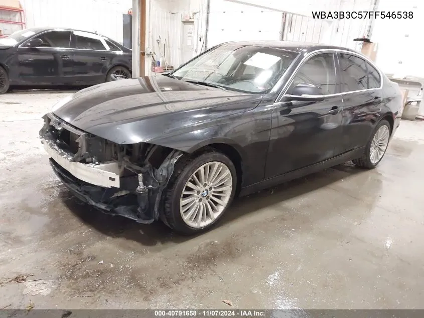 2015 BMW 328I xDrive VIN: WBA3B3C57FF546538 Lot: 40791658