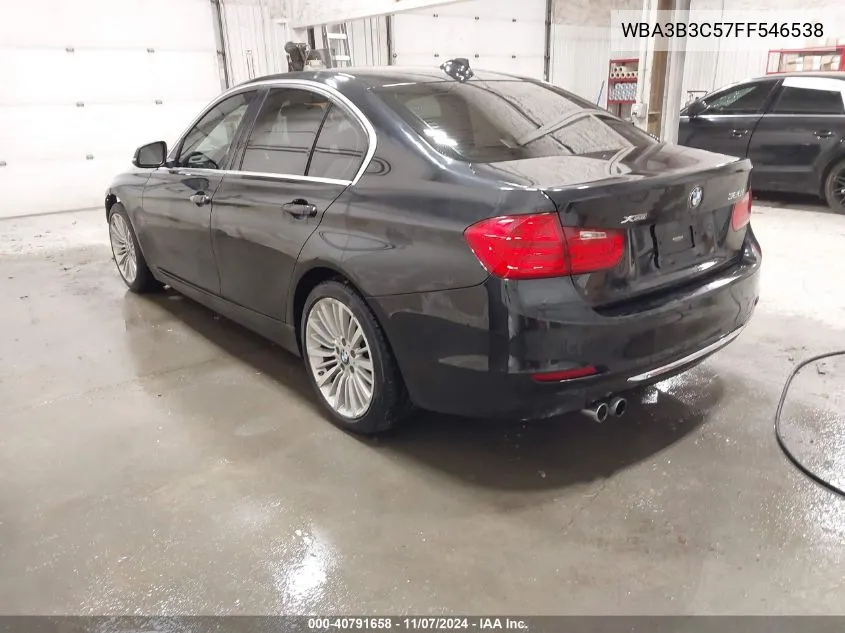 2015 BMW 328I xDrive VIN: WBA3B3C57FF546538 Lot: 40791658