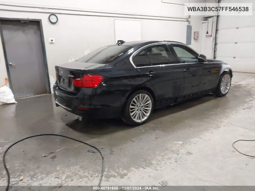 2015 BMW 328I xDrive VIN: WBA3B3C57FF546538 Lot: 40791658