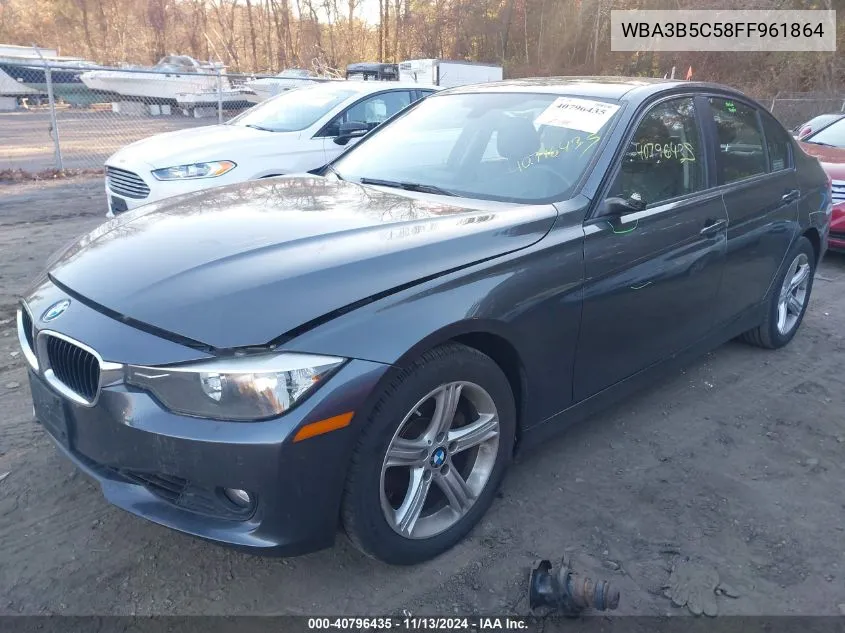 2015 BMW 328I xDrive VIN: WBA3B5C58FF961864 Lot: 40796435