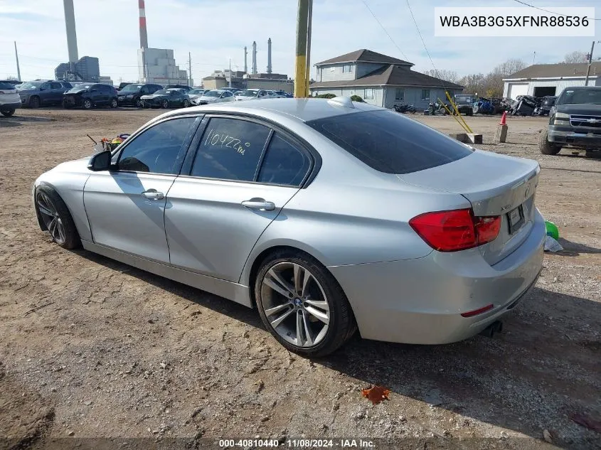 2015 BMW 328I xDrive VIN: WBA3B3G5XFNR88536 Lot: 40810440