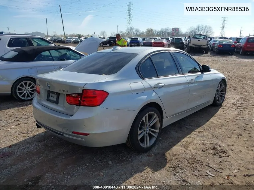 2015 BMW 328I xDrive VIN: WBA3B3G5XFNR88536 Lot: 40810440