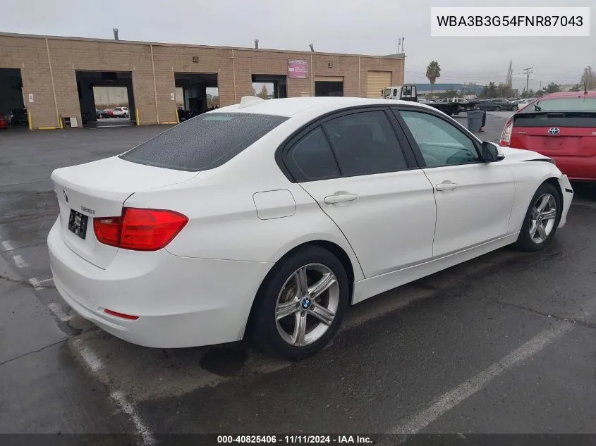 2015 BMW 328 xDrive VIN: WBA3B3G54FNR87043 Lot: 40825406