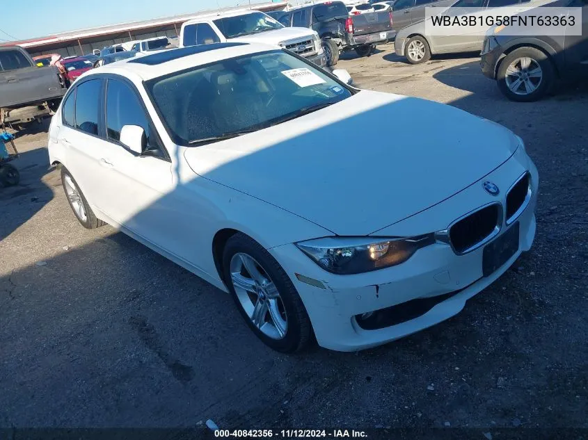 2015 BMW 320I VIN: WBA3B1G58FNT63363 Lot: 40842356