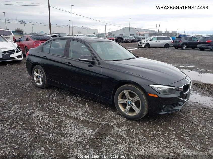 2015 BMW 328I xDrive VIN: WBA3B5G51FNS14493 Lot: 40842390