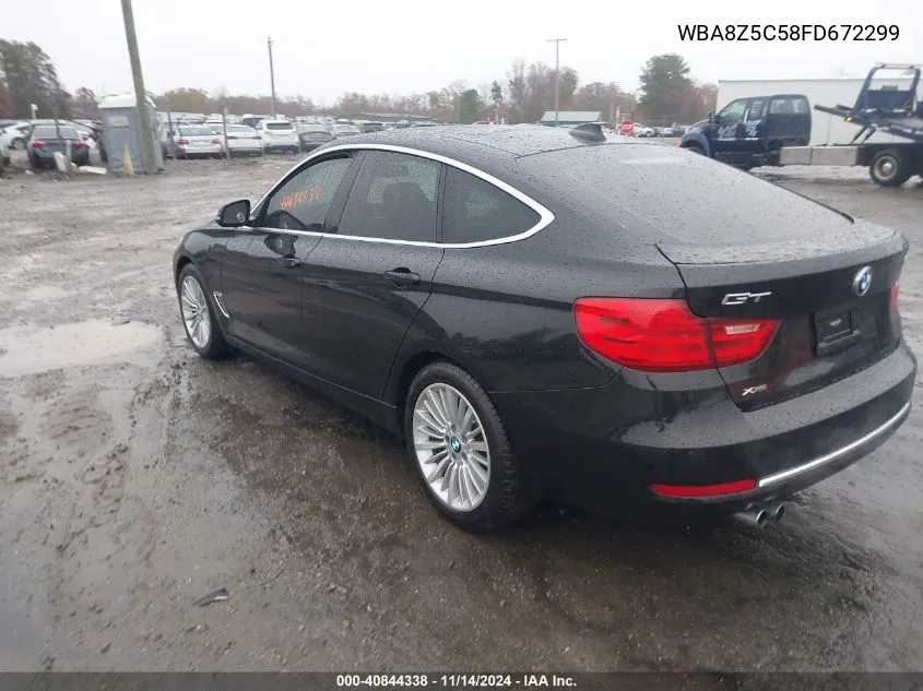 2015 BMW 328I Gran Turismo xDrive VIN: WBA8Z5C58FD672299 Lot: 40844338