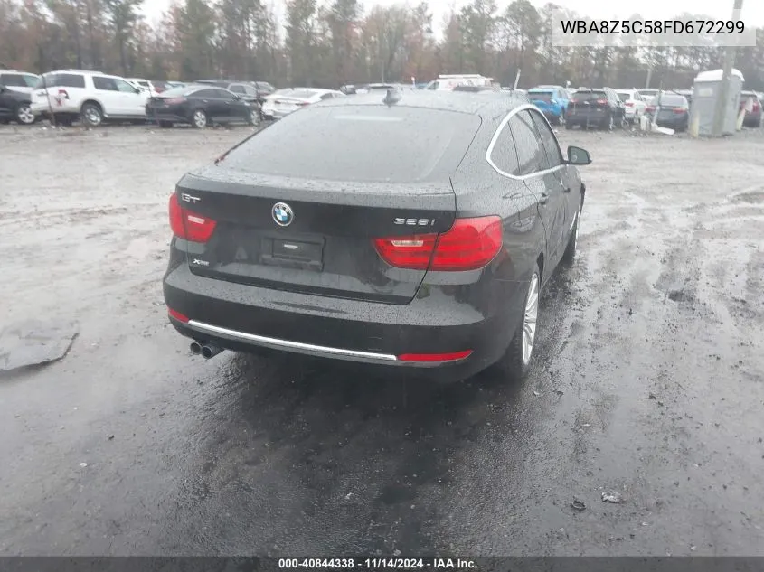 2015 BMW 328I Gran Turismo xDrive VIN: WBA8Z5C58FD672299 Lot: 40844338