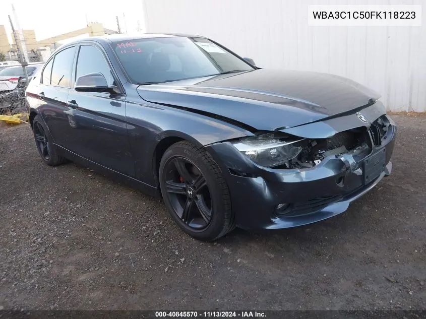 2015 BMW 328I VIN: WBA3C1C50FK118223 Lot: 40845570