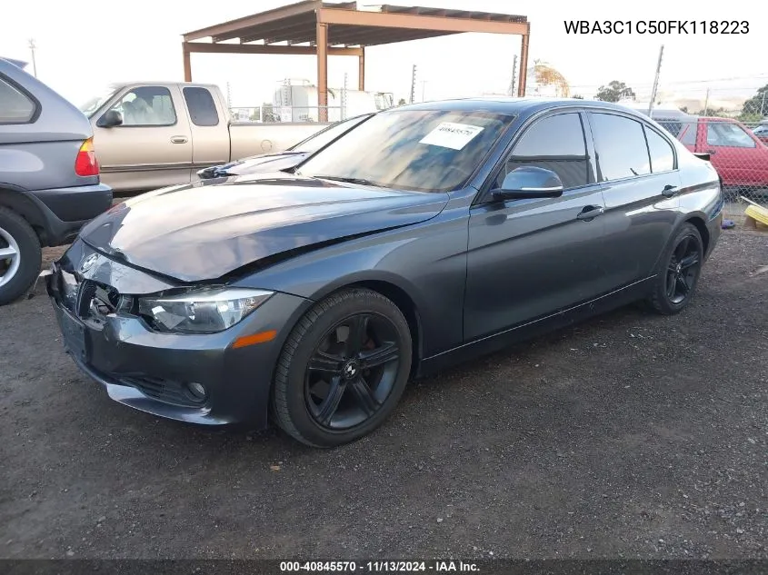 2015 BMW 328I VIN: WBA3C1C50FK118223 Lot: 40845570