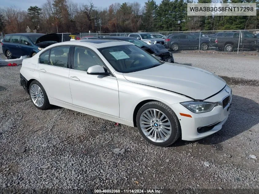 2015 BMW 328I xDrive VIN: WBA3B3G58FNT17298 Lot: 40852068