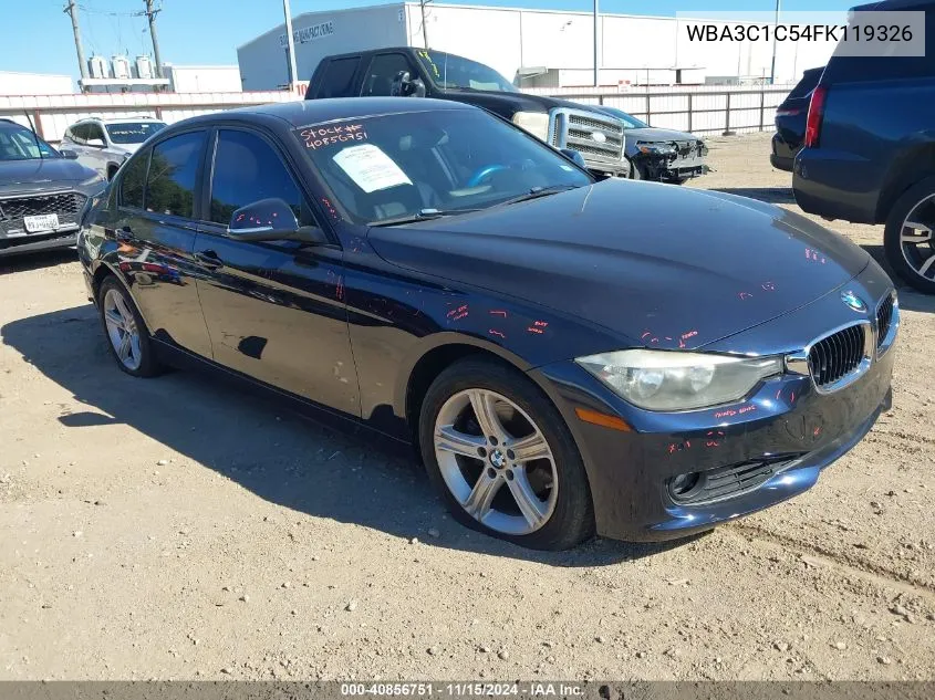 2015 BMW 328I VIN: WBA3C1C54FK119326 Lot: 40856751