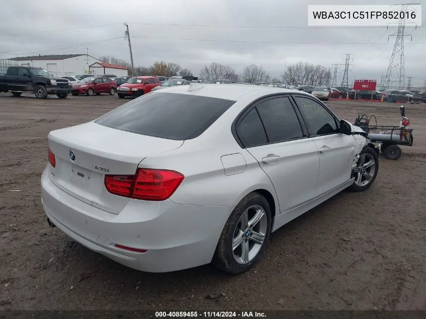 2015 BMW 328I VIN: WBA3C1C51FP852016 Lot: 40859455