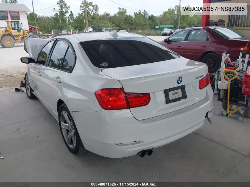 2015 BMW 328I VIN: WBA3A5G57FNS87385 Lot: 40871526