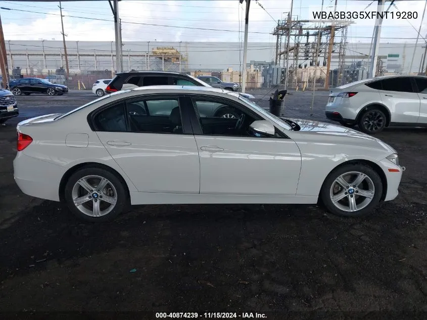 2015 BMW 328I xDrive VIN: WBA3B3G5XFNT19280 Lot: 40874239