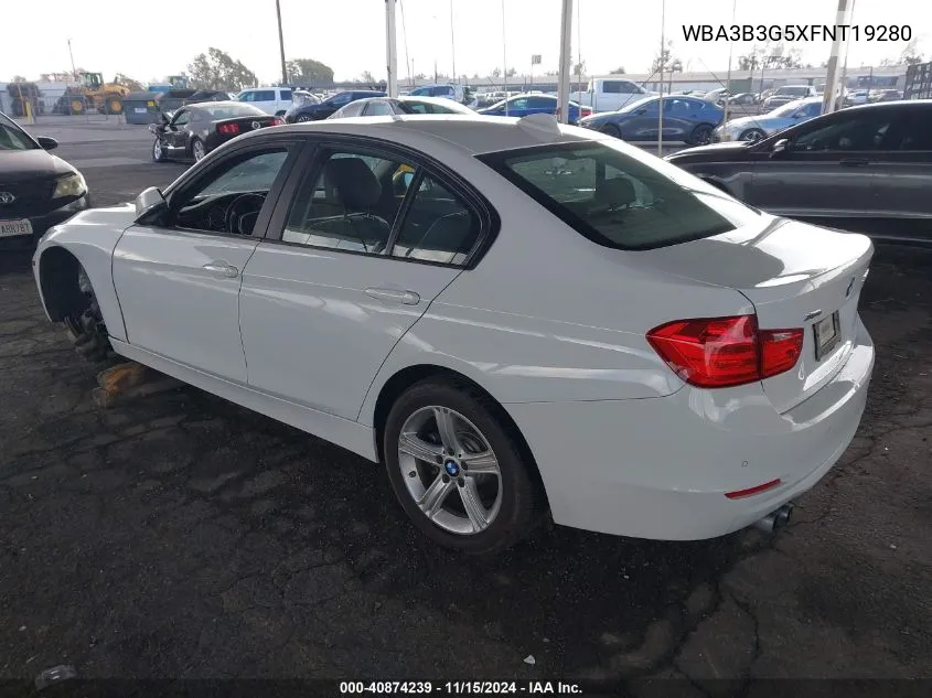 2015 BMW 328I xDrive VIN: WBA3B3G5XFNT19280 Lot: 40874239